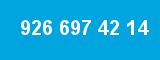 926 697 42 14 926 697 42 14